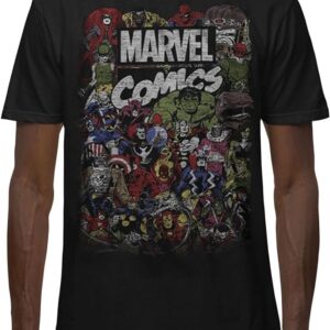 Marvel Avengers Comics Logo Adult Mens Graphic T-Shirt