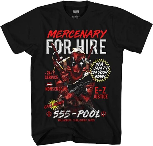 Marvel Deadpool Chibi Maximum Effort Men's T-Shirt